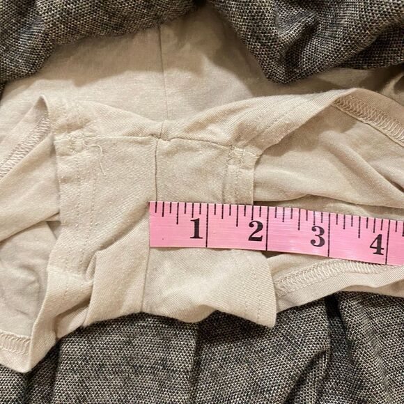 American Eagle Brown Plaid Pleated Mini Skirt Women’s Medium - Picture 6 of 7